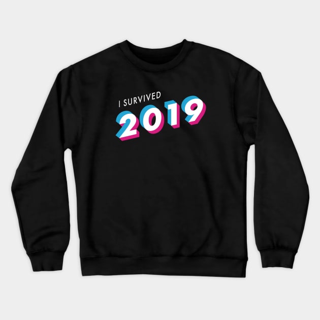 I SURVIVED 2019 Crewneck Sweatshirt by yayo99